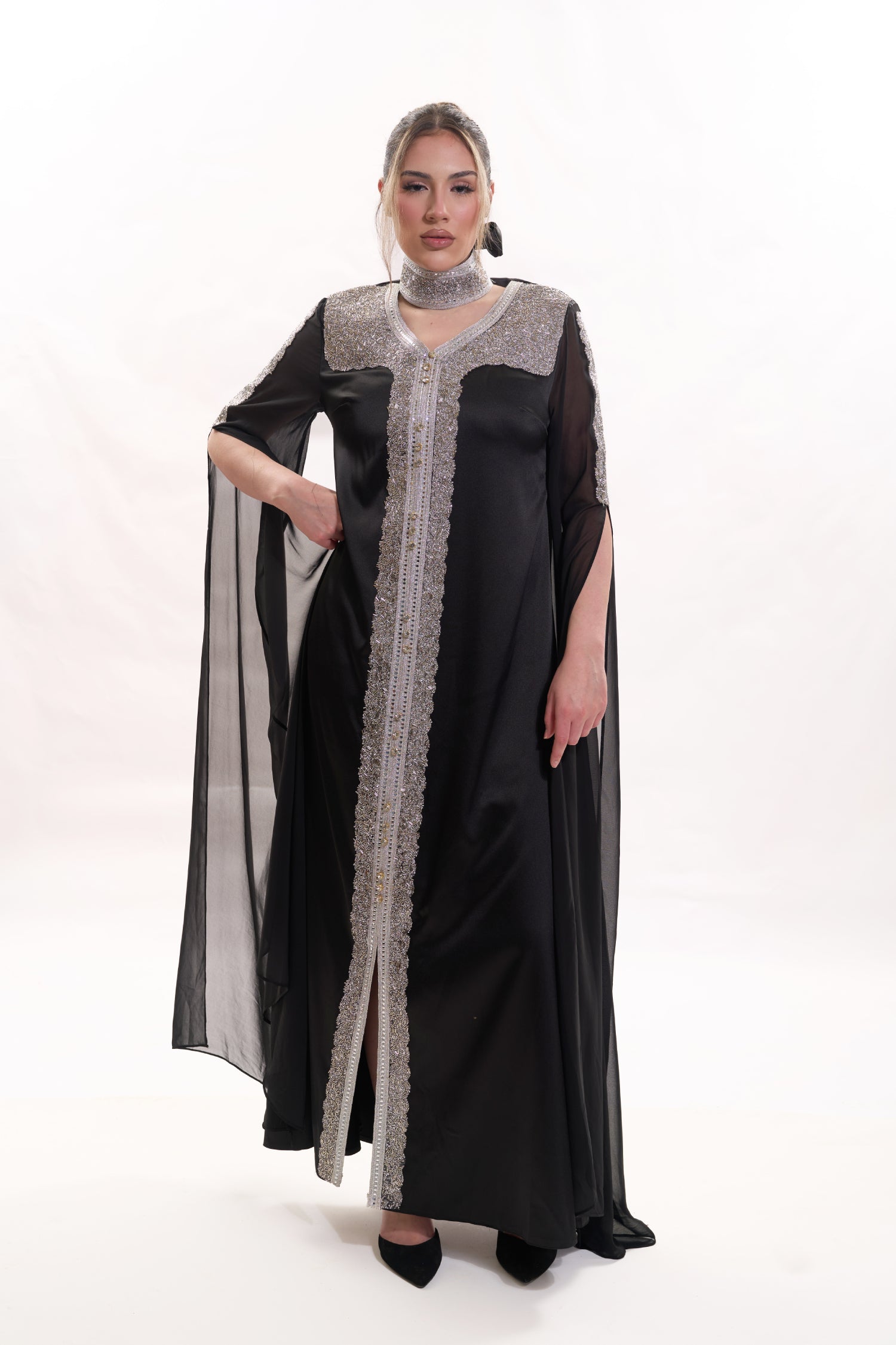 HEIR CAPE SLEEVE KAFTAN