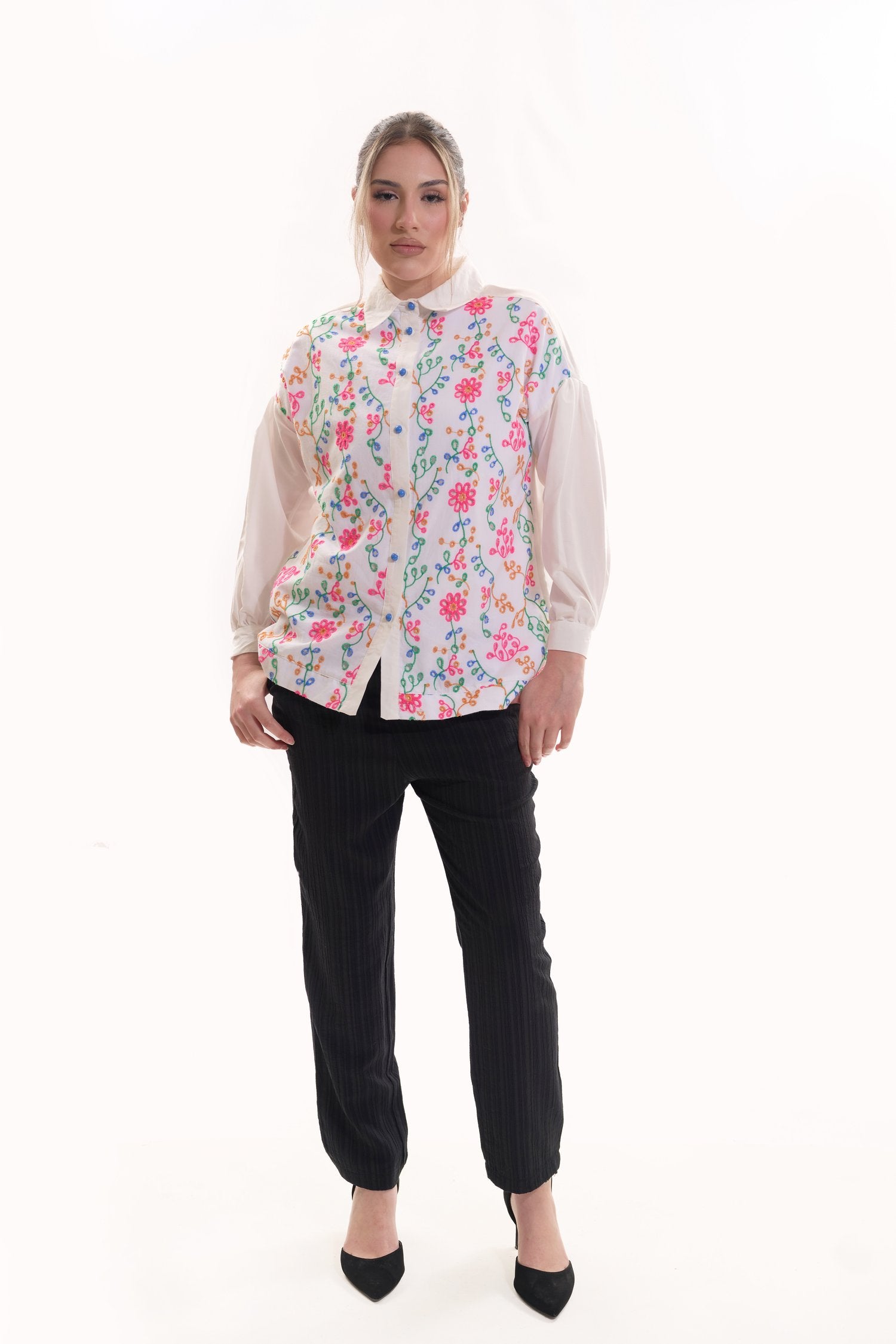 IN BLOOM LONG SLEEVE BLOUSE