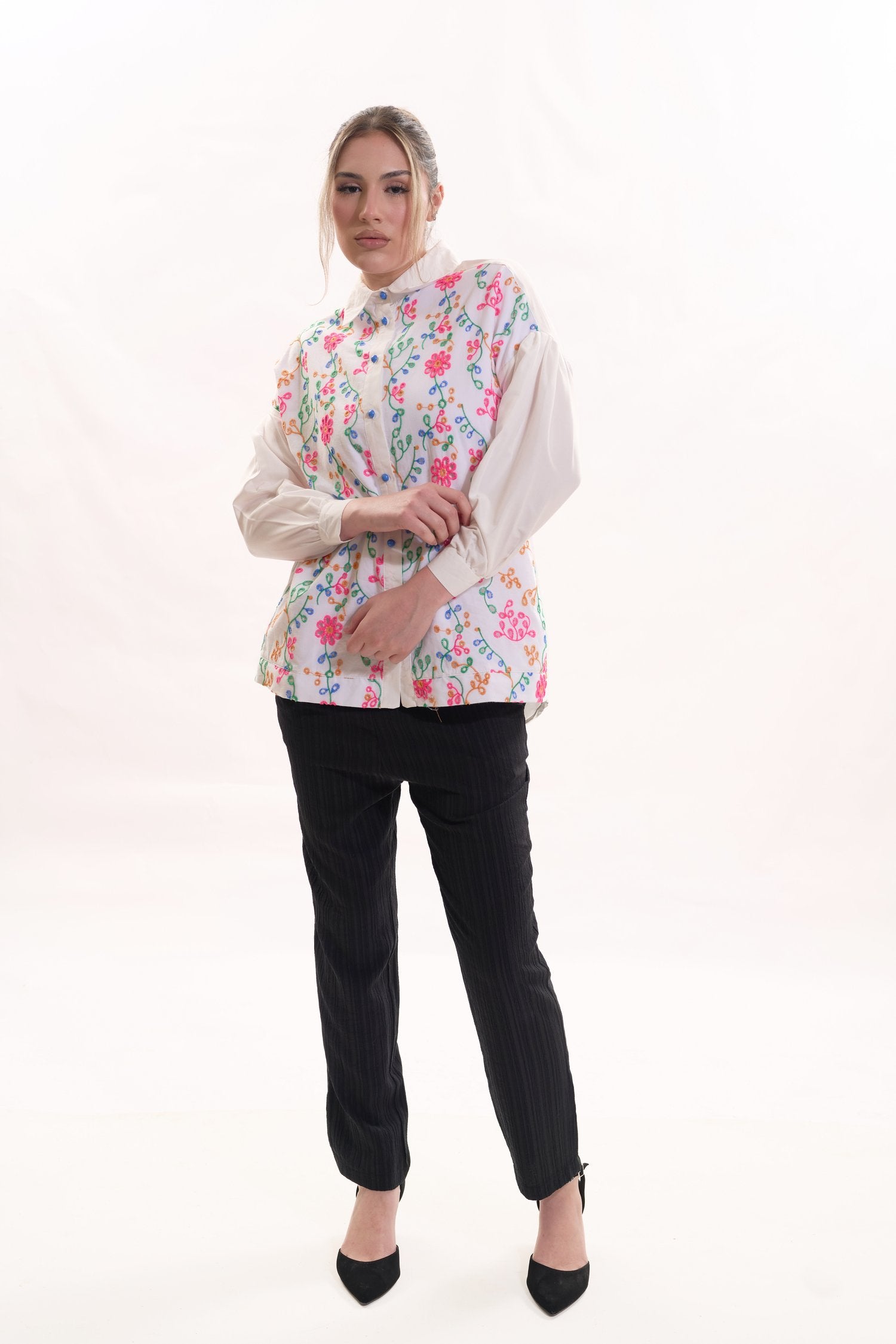 IN BLOOM LONG SLEEVE BLOUSE