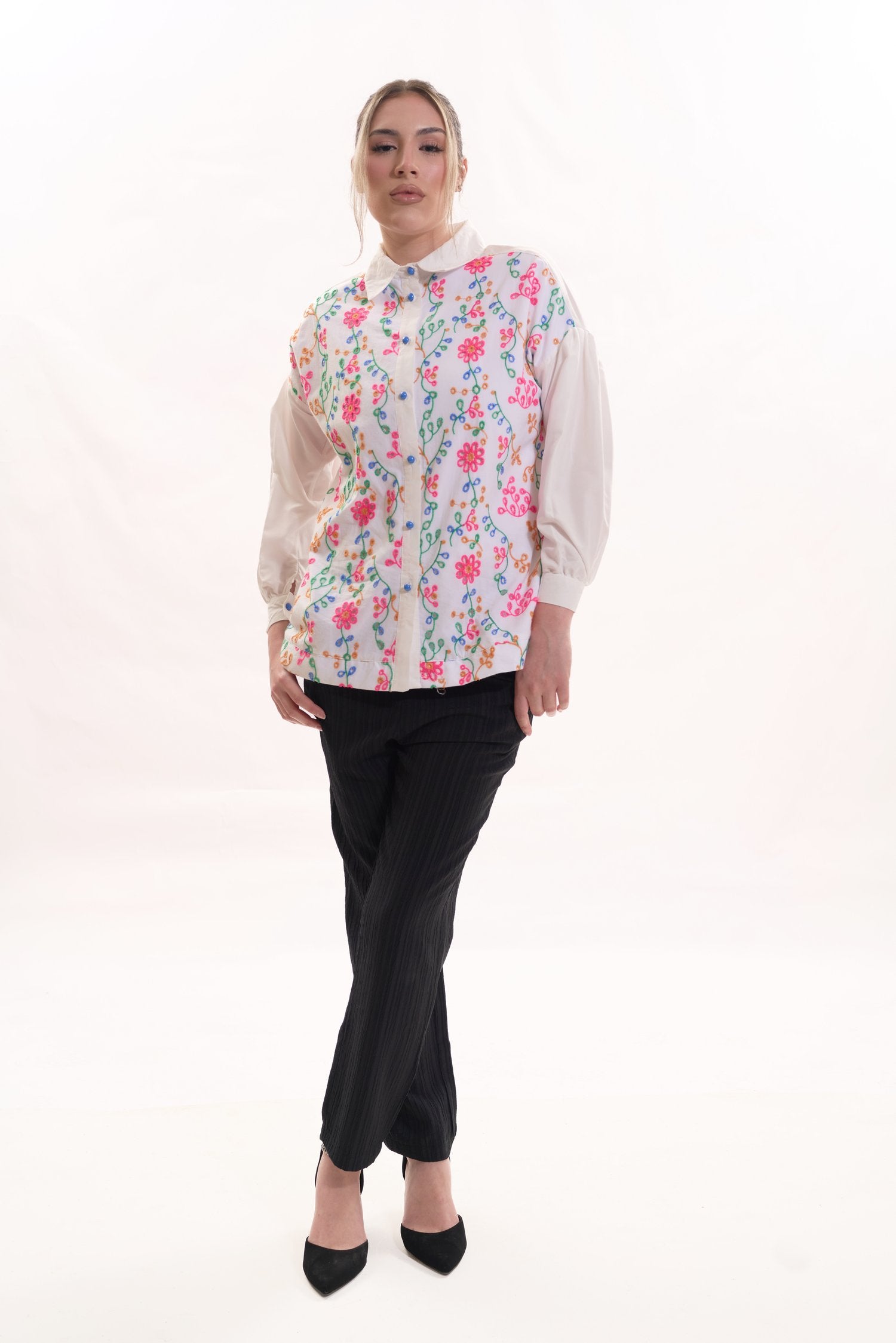 IN BLOOM LONG SLEEVE BLOUSE